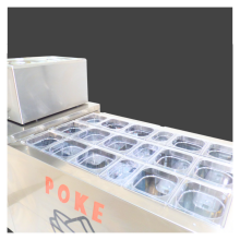 Poke preparation stationStation per kebab Station Made In Italy By Antonio Bottacin