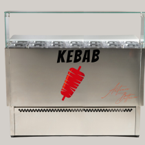 Banco refrigerato preparazione kebabStation per kebab Station Made In Italy By Antonio Bottacin