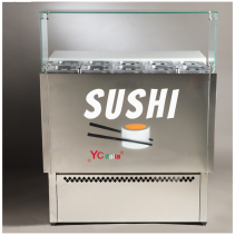 Refrigerated sushi preparation counter 1/4Station per sushi Station Made In Italy By Antonio Bottacin