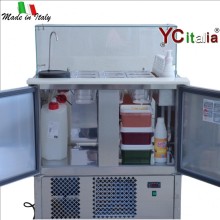 Refrigerator for making bubble teaStation per bubble tea Station Made In Italy By Antonio Bottacin