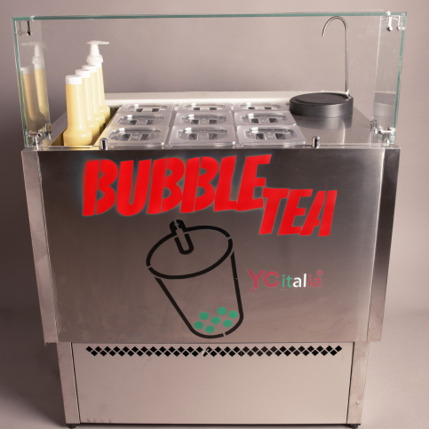 Refrigerator for making bubble teaStation per bubble tea Station Made In Italy By Antonio Bottacin