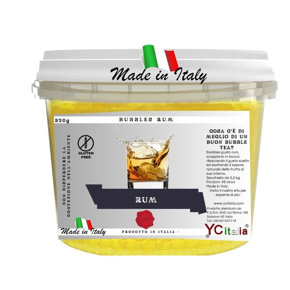  Station Made In Italy By Antonio Bottacin|Bubbles ron 3,2 kg|Boba para bubble tea|32,00 €