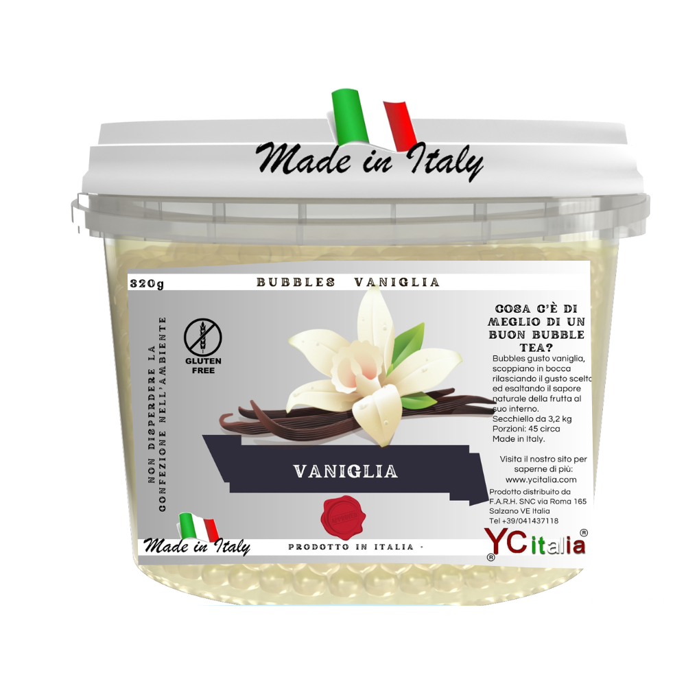  Station Made In Italy By Antonio Bottacin|Bubbles vainilla 3,2 kg|Boba para bubble tea|27,00 €