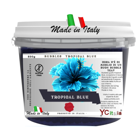  Station Made In Italy By Antonio Bottacin|Bubbles tropical blue 3,2 kg|Boba para bubble tea|27,00 €