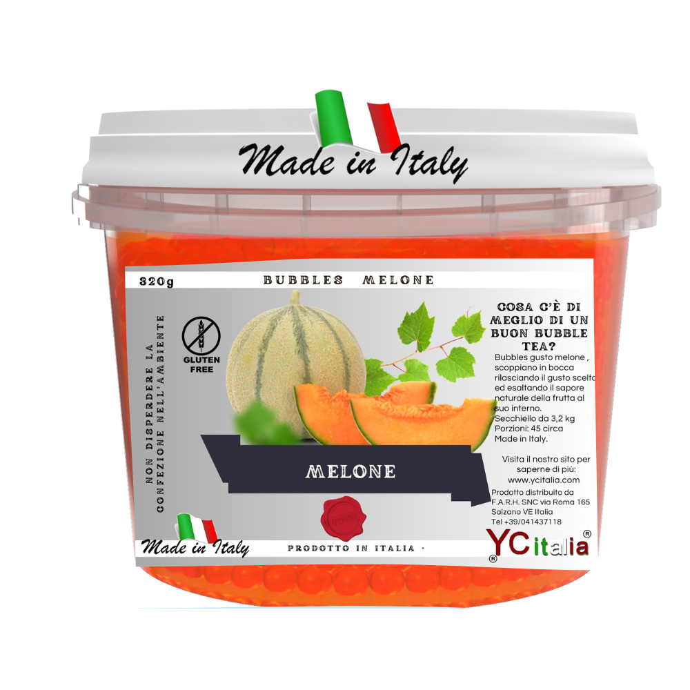  Station Made In Italy By Antonio Bottacin|Bubbles Melón 3,2 kg|Boba para bubble tea|27,00 €