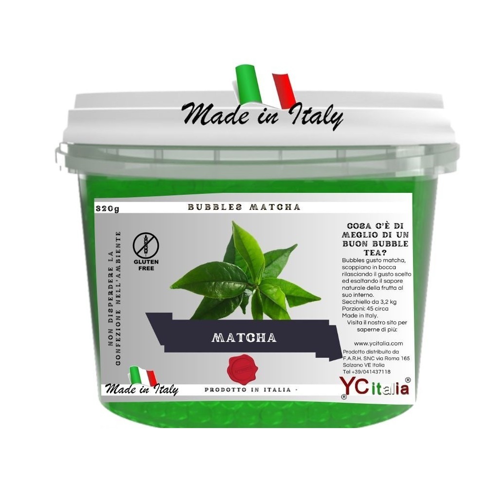 Boba per bubble tea Station Made In Italy By Antonio BottacinBubbles matcha 3,2 kg27,00 €