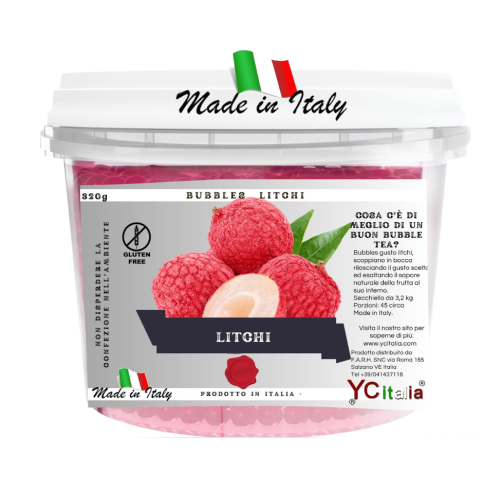  Station Made In Italy By Antonio Bottacin|Bubbles litchi 3,2 kg|Boba para bubble tea|27,00 €