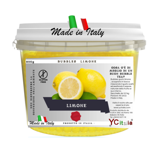  Station Made In Italy By Antonio Bottacin|Bubbles limón 3,2 kg|Boba para bubble tea|27,00 €