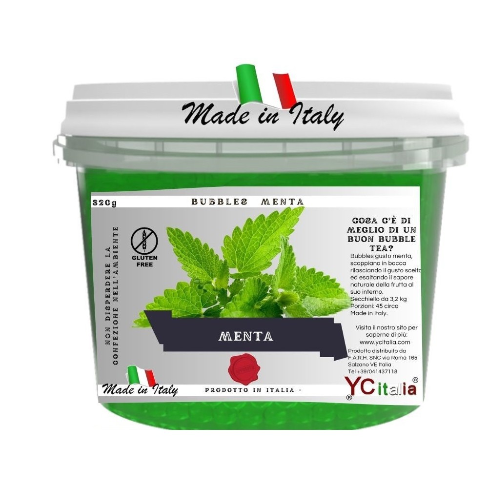  Station Made In Italy By Antonio Bottacin|Bubbles menta 3,2 kg|Boba para bubble tea|27,00 €