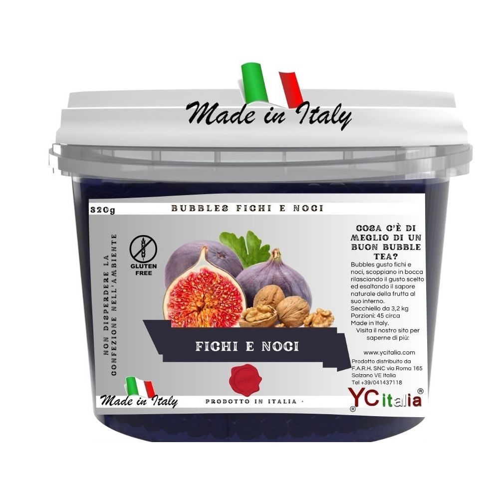 Boba per bubble tea Station Made In Italy By Antonio BottacinBubbles fichi e noci 3,2 kg27,00 €