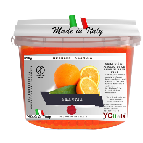  Station Made In Italy By Antonio Bottacin|Bubbles naranja 3,2 kg|Boba para bubble tea|27,00 €