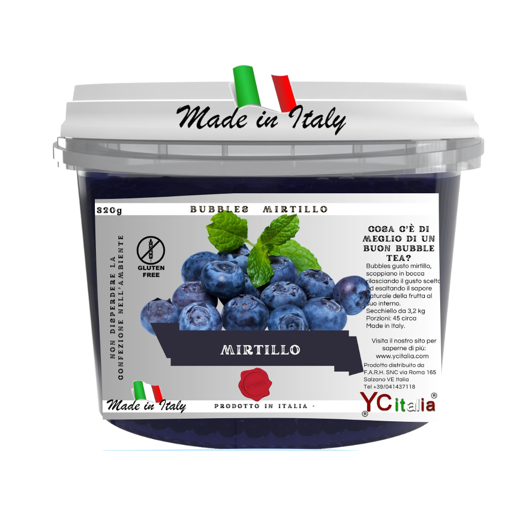  Station Made In Italy By Antonio Bottacin|Bubbles arándano 3,2 kg|Boba para bubble tea|27,00 €